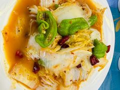 -青海特色美食小炒炕锅牦牛肉火锅