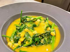 豌豆黄浸豌豆尖-半山腰·云南菜(侨福芳草地店)
