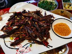 干炸蚂蚱-王村姑老土炕莜面村(张北店)