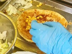 -小红车炸蛋葱油饼