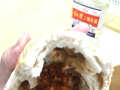 烧饼夹辣椒-宋老三苏肉羊肉汤老店