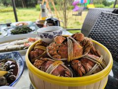 -七的湖·晚芳亭·阳澄湖农家菜·大闸蟹(莲花岛店)