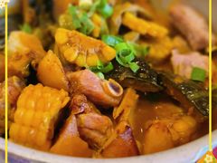 排骨炖豆角-闯关东东北农家菜(崂山石老人店)