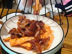 -东来菜馆•手抓海鲜家常菜•海鲜锅贴(鸽子窝店)