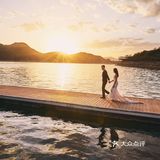 北京婚纱照“塞纳河畔”看夕阳，给你全北京最写意的温暖画面……