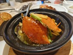 姜葱炒梭子蟹-万龙洲海鲜(南新仓店)