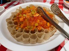 浇汁莜面西红柿-西贝(金桥店)