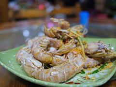 椒盐大虾-四川人郑霞海鲜