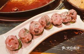 Hand-Beaten Century Egg and Pork Meatballs