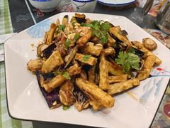 茄子拌蛏子-华圆美食-老蓬莱菜(蓬港路店)