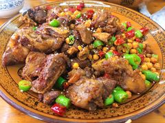 香辣巴骨肉-一品红烧鸭特色川菜(三岔湖店)