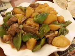 排骨土豆油豆角-双福饺子营餐厅(财富广场店)