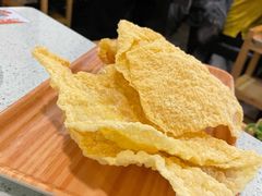 炸腐竹-烹然四季椰子鸡火锅(团结湖总店)