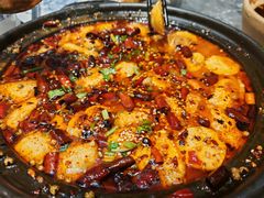毛豆腐煮虾滑-福照楼汽锅鸡·云南菜(护国路店)