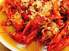 蒜泥小龙虾-宝记烧烤·碳锅羊肉·羊蝎子火锅·夜食社(文体路创始店)