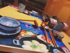 餐具摆设-舞漁日料美人胶原锅(陆家嘴中心店)