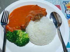茄汁猪扒烩饭-大头力茶餐厅(花都融创茂店)