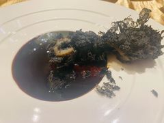 柚子黑醋汁酥皮海参-北京泰富酒店-柏景轩中餐厅