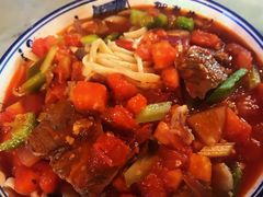 牛肉拉条子拌面-贺秦生陕面王(富力城店)