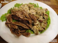 豬心 心包 豬腸 拼盤-老六杀猪菜(进乡街店)