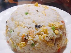 扬州炒饭-东来菜馆•手抓海鲜家常菜•海鲜锅贴(鸽子窝店)