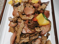 烟笋炒腊肉-天龙宝严素食馆(大兴善寺店)