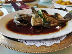 葱油老虎斑-万宝海鲜舫(劳动公园店)