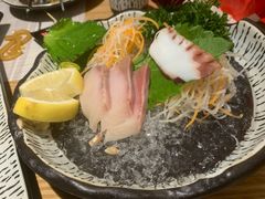 三色刺身拼盘-旺角里·榴莲鸡煲(兴华商场分店)