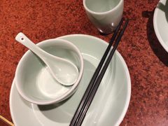 餐具摆设-绿茶餐厅(蓝色港湾店)