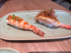 琥珀柚子竹节虾寿司-Tuna maki寿司(苏州万象天地店)