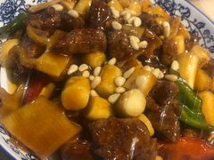 松子牛肉炒年糕-兔爸私家小厨(新北万达店)