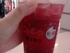 白兰地蓝莓泡泡-CoCo都可(新我格广场店)