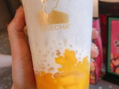 杨枝甘露冰冰茶-LELECHA乐乐茶(上海五角场万达广场店)