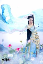 莲台咏5-九月鹰飞汉服摄影工作室