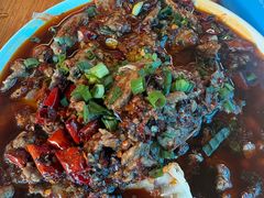 水煮牛肉片-九九牛肉馆(南山路店)