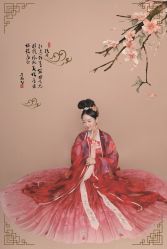 -后宫·古装汉服京剧儿童亲子全家福摄影