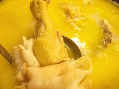 浓厚原只鸡煲花胶汤-鲜入围煮花胶鸡海鲜火锅