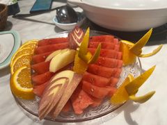 水果拼盘-龙泉人椰子鸡.糟粕醋.海南菜(三亚旗舰店)