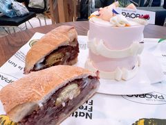 红豆栗子麻薯奶酪欧包-PAOPAO Bakery&Café(港汇店)