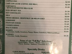 菜单-Versailles Restaurant Cuban Cuisine