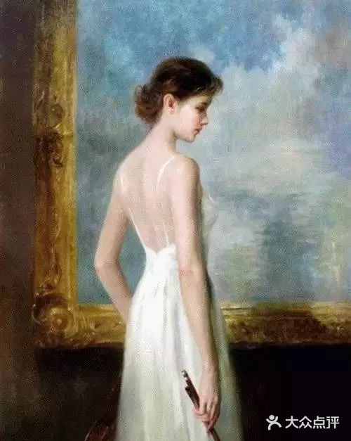 这油画🖼️中的美女,好美!!!