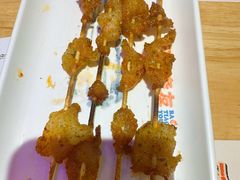 焦香牛胸口油串-八条友鲜货烧烤·脆皮烤鱼(石岩旗舰店)