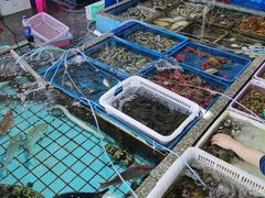 -霞涌市场海鲜摆卖区