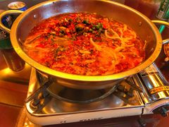麻辣鱼头火锅-日上山庄中餐厅