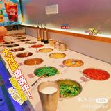 首家旋转自助性价比王☞宴宴鲜自助烧烤火锅