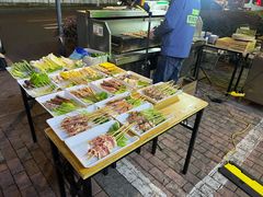 -山野的朋友露营炭火烤肉