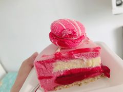 椰香覆盆子慕斯-莫奈花园法式蛋糕