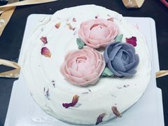 玫瑰龙眼蛋糕-匡小敏手工烘培(大地金墅店)