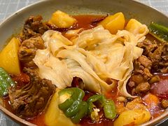 大盘鸡份送皮带面-东方亚克西餐厅(西康路店)