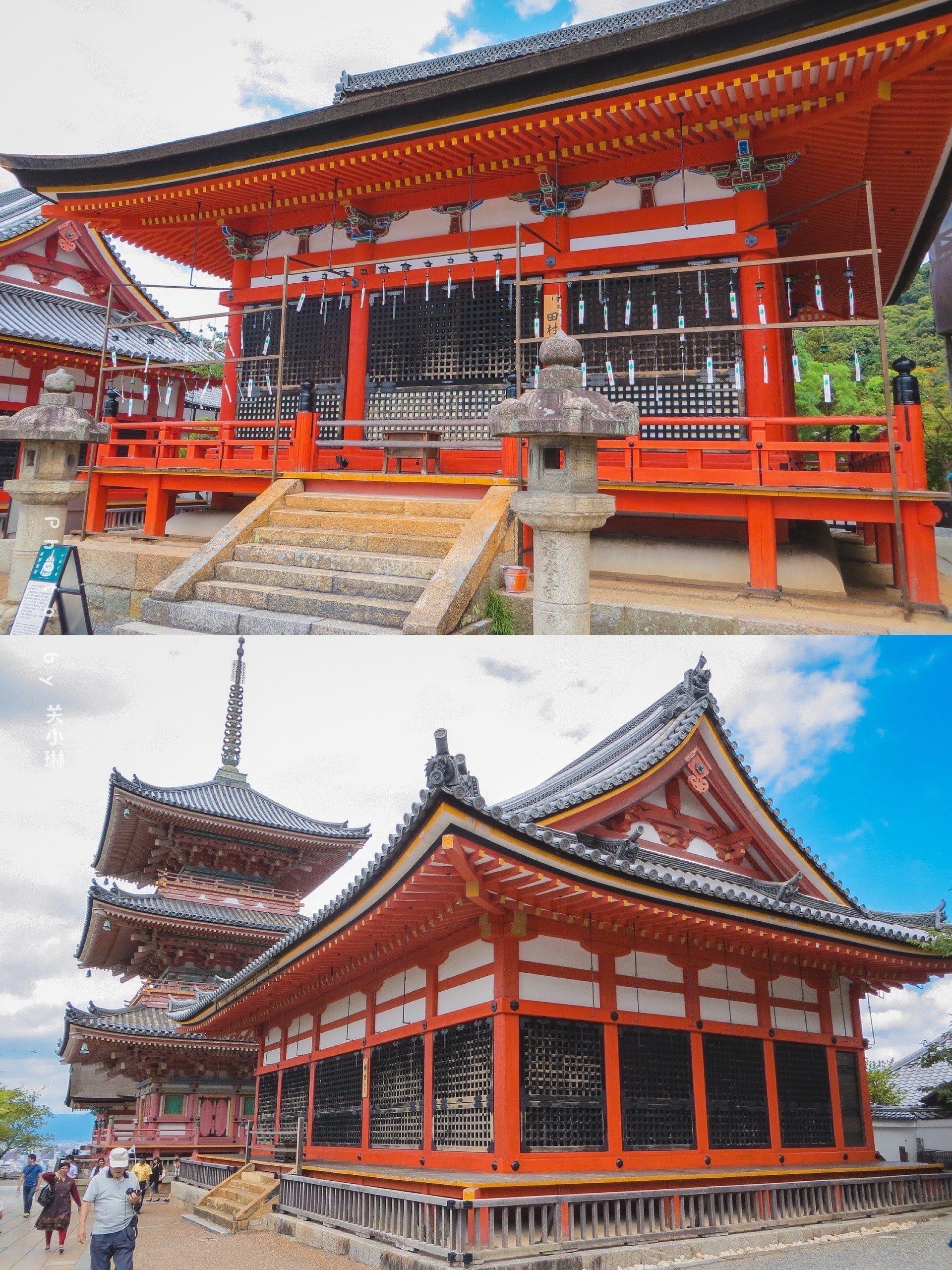京都|音羽山清水寺:春天粉樱 夏日清绿
